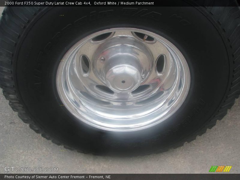 Oxford White / Medium Parchment 2000 Ford F350 Super Duty Lariat Crew Cab 4x4