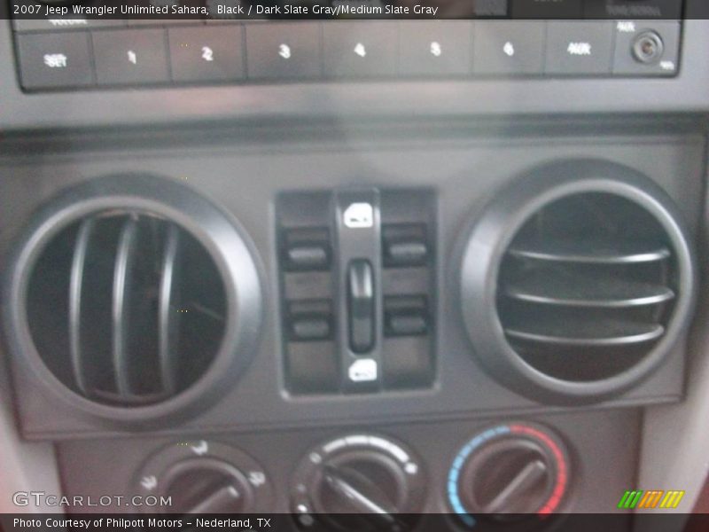 Black / Dark Slate Gray/Medium Slate Gray 2007 Jeep Wrangler Unlimited Sahara