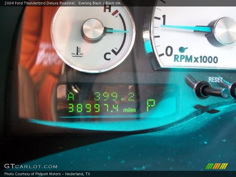 Evening Black / Black Ink 2004 Ford Thunderbird Deluxe Roadster