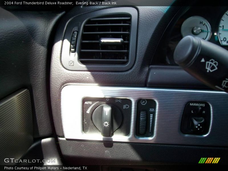 Evening Black / Black Ink 2004 Ford Thunderbird Deluxe Roadster