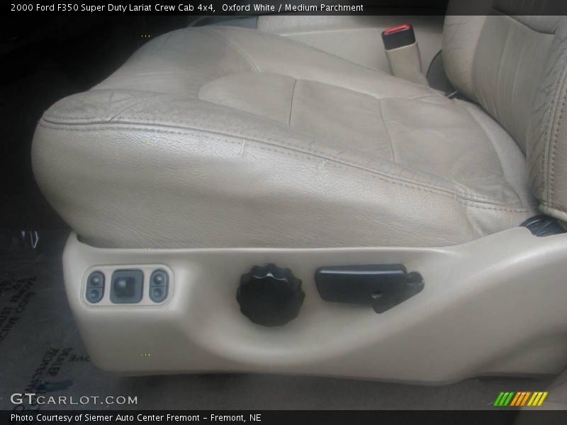 Oxford White / Medium Parchment 2000 Ford F350 Super Duty Lariat Crew Cab 4x4