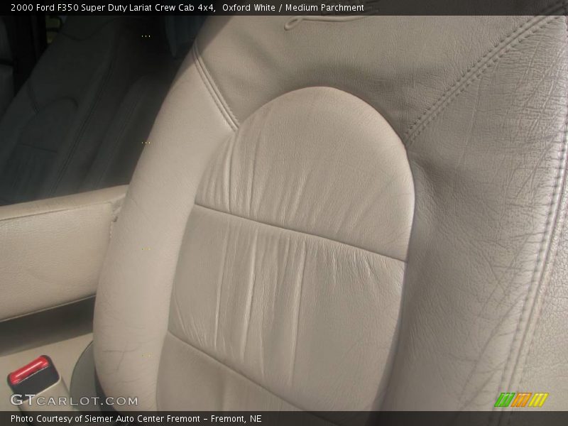 Oxford White / Medium Parchment 2000 Ford F350 Super Duty Lariat Crew Cab 4x4