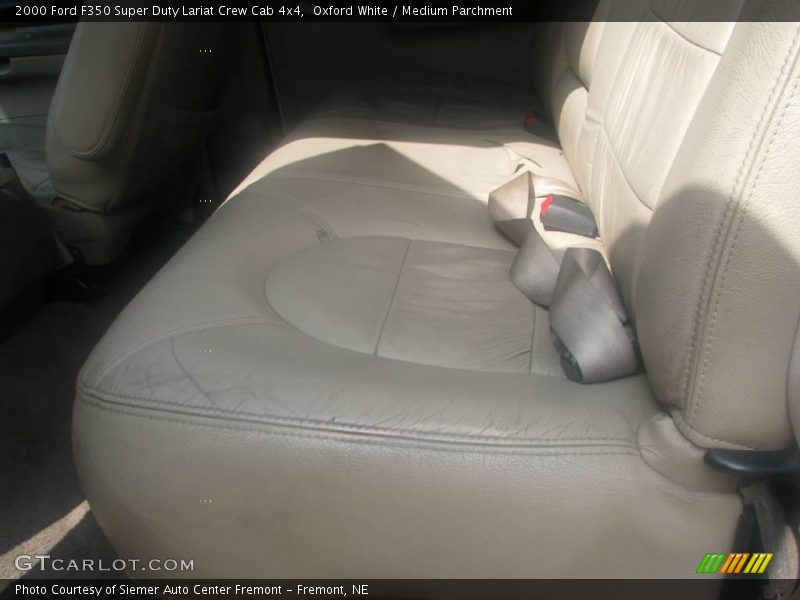 Oxford White / Medium Parchment 2000 Ford F350 Super Duty Lariat Crew Cab 4x4