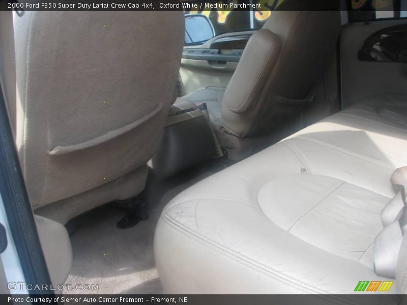 Oxford White / Medium Parchment 2000 Ford F350 Super Duty Lariat Crew Cab 4x4