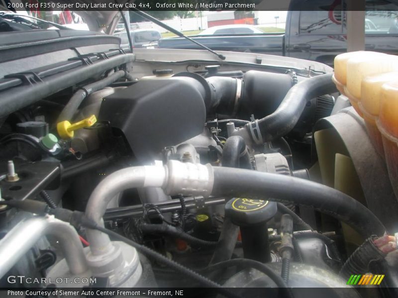 Oxford White / Medium Parchment 2000 Ford F350 Super Duty Lariat Crew Cab 4x4