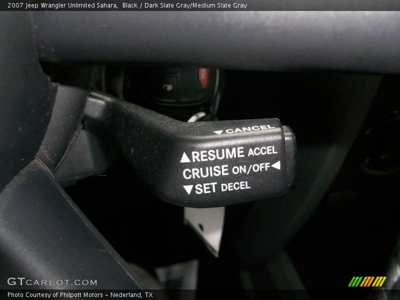 Black / Dark Slate Gray/Medium Slate Gray 2007 Jeep Wrangler Unlimited Sahara