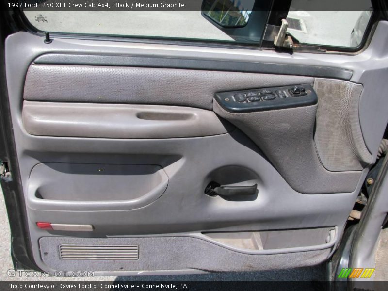 Black / Medium Graphite 1997 Ford F250 XLT Crew Cab 4x4