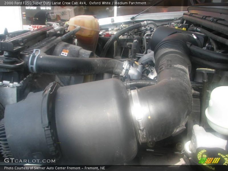 Oxford White / Medium Parchment 2000 Ford F350 Super Duty Lariat Crew Cab 4x4