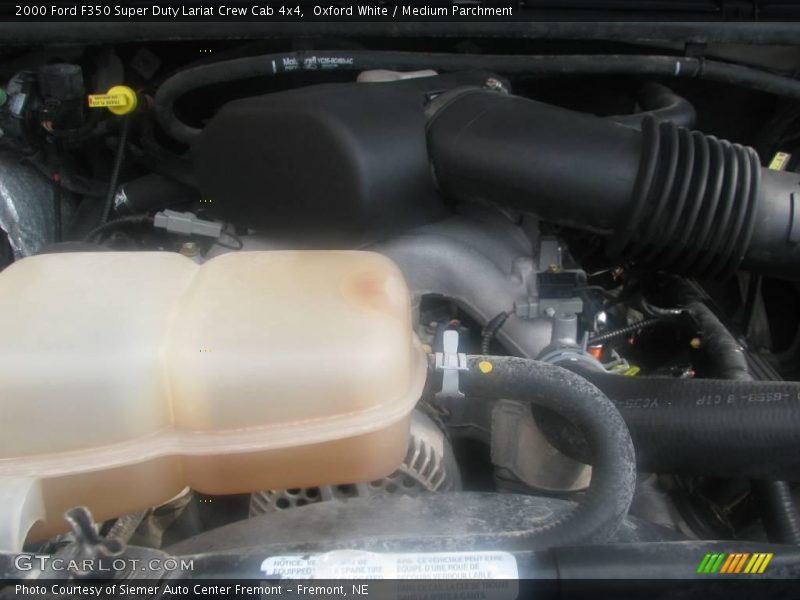 Oxford White / Medium Parchment 2000 Ford F350 Super Duty Lariat Crew Cab 4x4