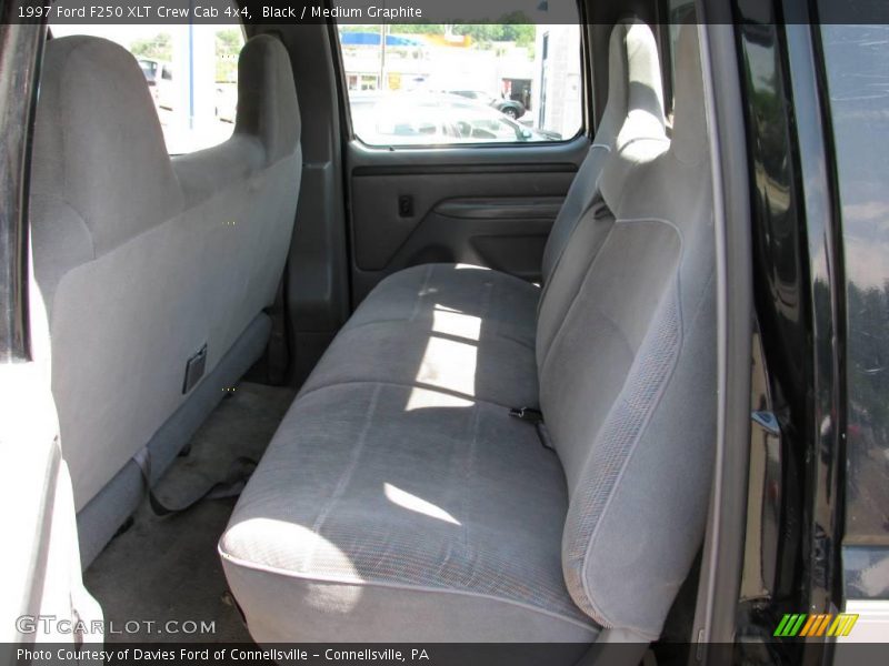 Black / Medium Graphite 1997 Ford F250 XLT Crew Cab 4x4