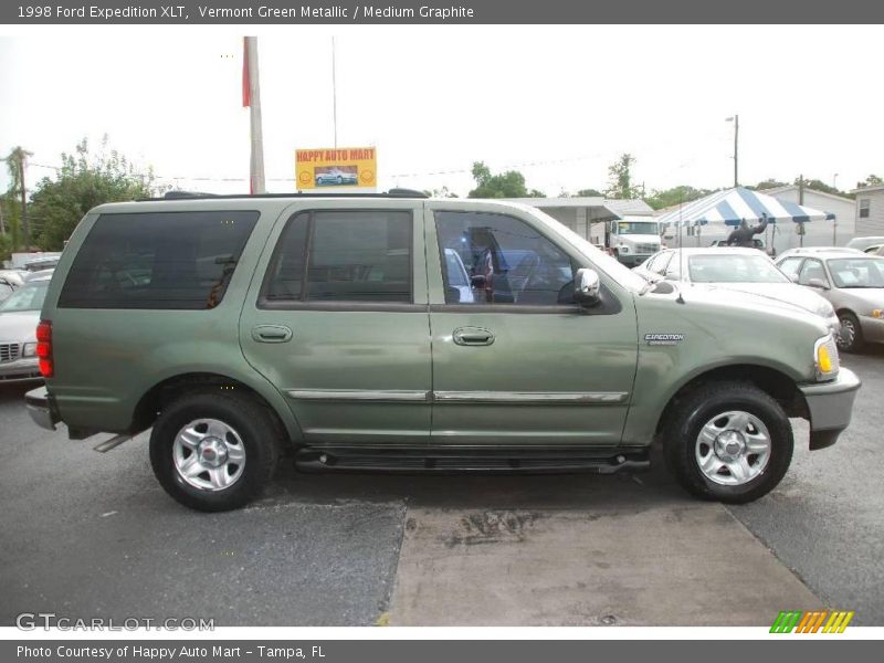Vermont Green Metallic / Medium Graphite 1998 Ford Expedition XLT