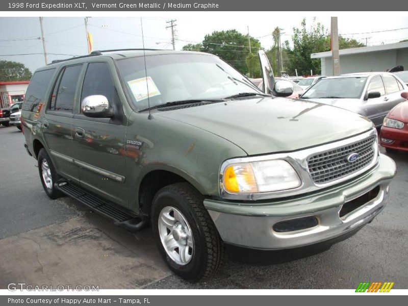 Vermont Green Metallic / Medium Graphite 1998 Ford Expedition XLT