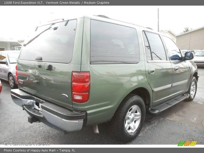 Vermont Green Metallic / Medium Graphite 1998 Ford Expedition XLT