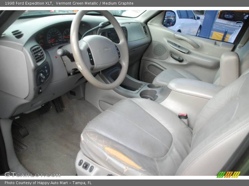 Vermont Green Metallic / Medium Graphite 1998 Ford Expedition XLT