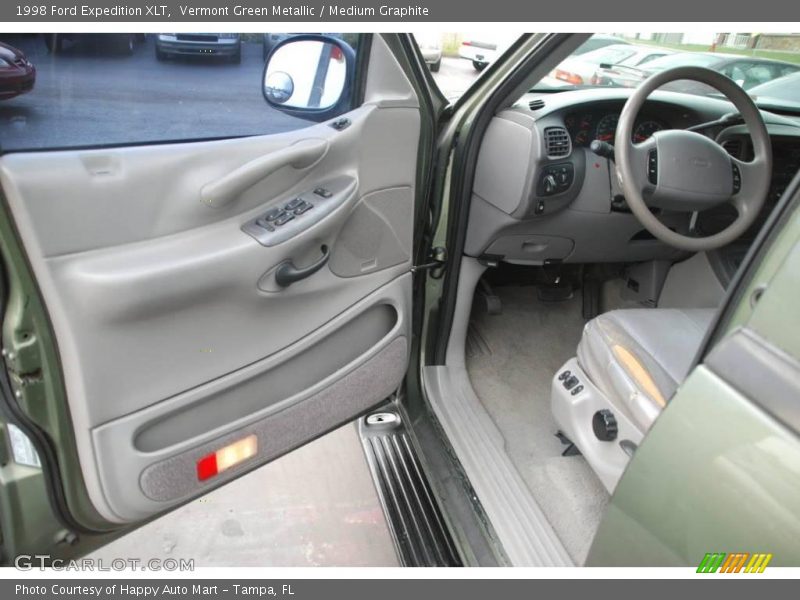 Vermont Green Metallic / Medium Graphite 1998 Ford Expedition XLT