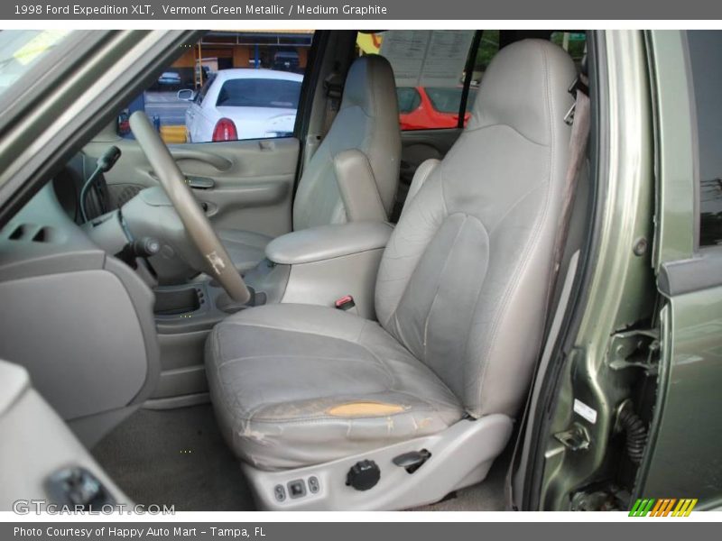 Vermont Green Metallic / Medium Graphite 1998 Ford Expedition XLT