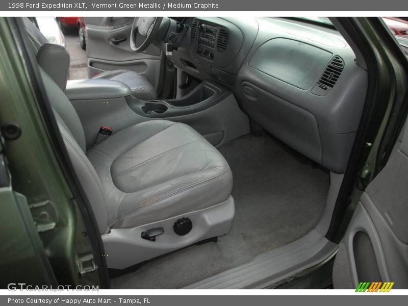 Vermont Green Metallic / Medium Graphite 1998 Ford Expedition XLT
