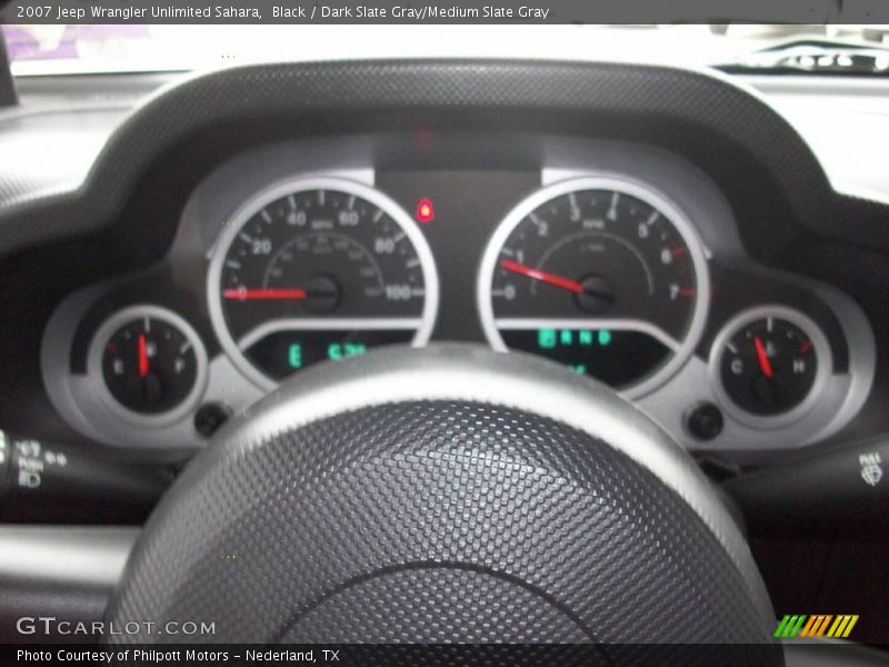 Black / Dark Slate Gray/Medium Slate Gray 2007 Jeep Wrangler Unlimited Sahara