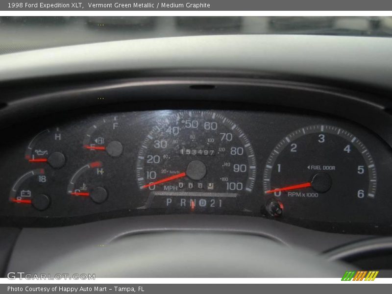 Vermont Green Metallic / Medium Graphite 1998 Ford Expedition XLT