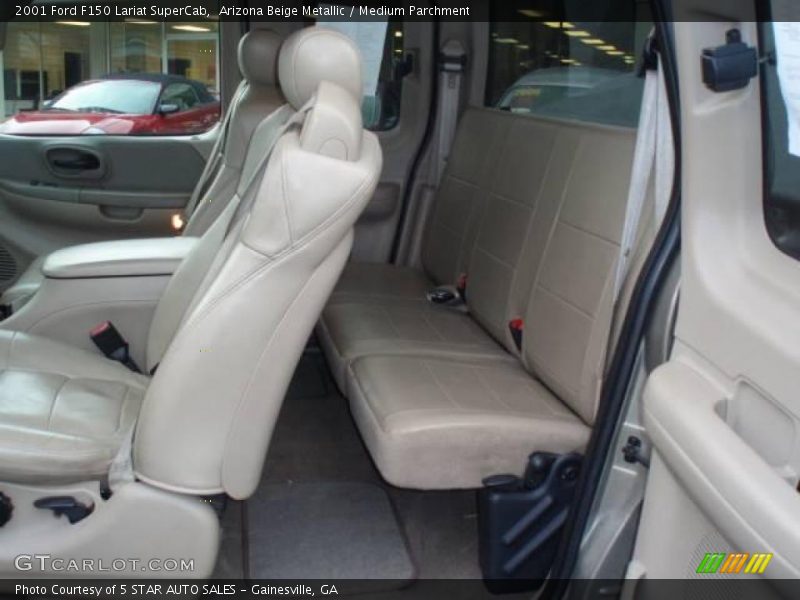 Arizona Beige Metallic / Medium Parchment 2001 Ford F150 Lariat SuperCab