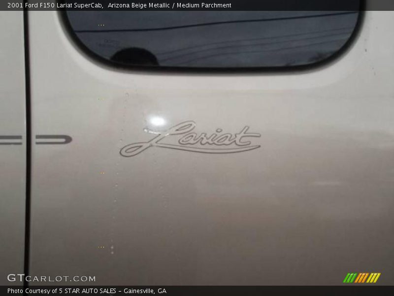 Arizona Beige Metallic / Medium Parchment 2001 Ford F150 Lariat SuperCab