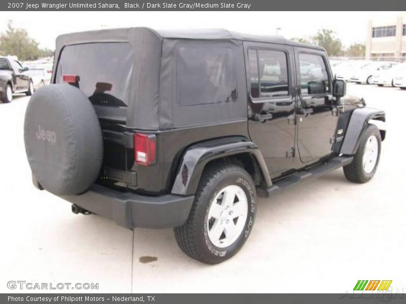 Black / Dark Slate Gray/Medium Slate Gray 2007 Jeep Wrangler Unlimited Sahara