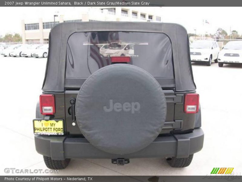 Black / Dark Slate Gray/Medium Slate Gray 2007 Jeep Wrangler Unlimited Sahara