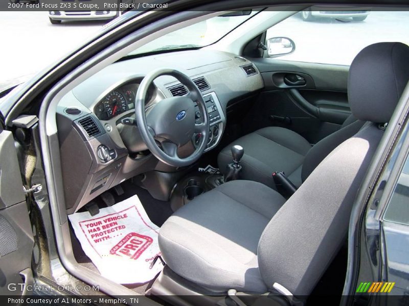 Pitch Black / Charcoal 2007 Ford Focus ZX3 S Coupe
