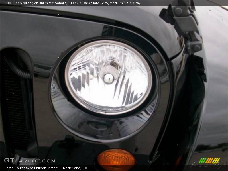 Black / Dark Slate Gray/Medium Slate Gray 2007 Jeep Wrangler Unlimited Sahara
