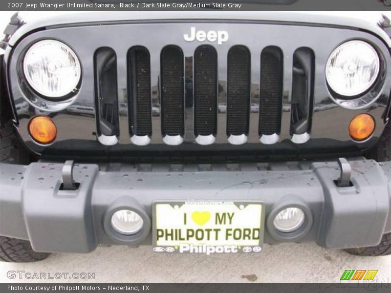 Black / Dark Slate Gray/Medium Slate Gray 2007 Jeep Wrangler Unlimited Sahara