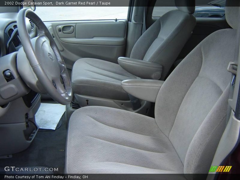 Dark Garnet Red Pearl / Taupe 2002 Dodge Caravan Sport