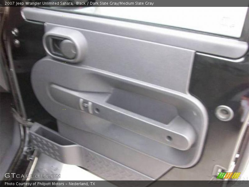 Black / Dark Slate Gray/Medium Slate Gray 2007 Jeep Wrangler Unlimited Sahara