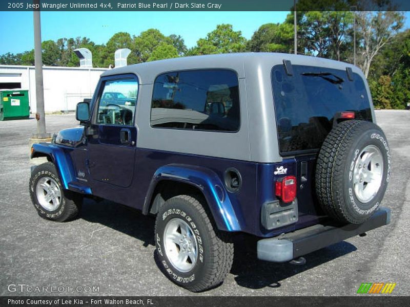 Patriot Blue Pearl / Dark Slate Gray 2005 Jeep Wrangler Unlimited 4x4