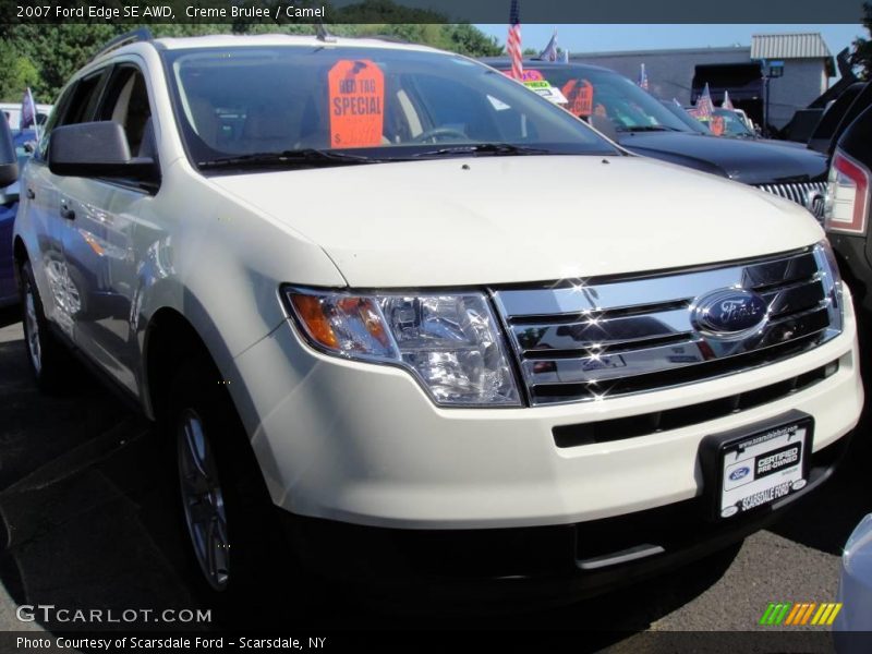 Creme Brulee / Camel 2007 Ford Edge SE AWD