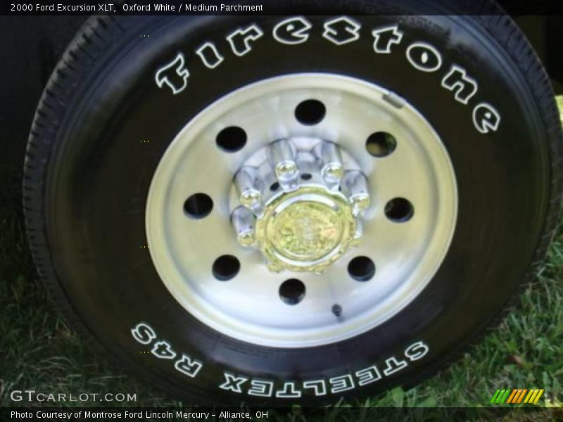 Oxford White / Medium Parchment 2000 Ford Excursion XLT