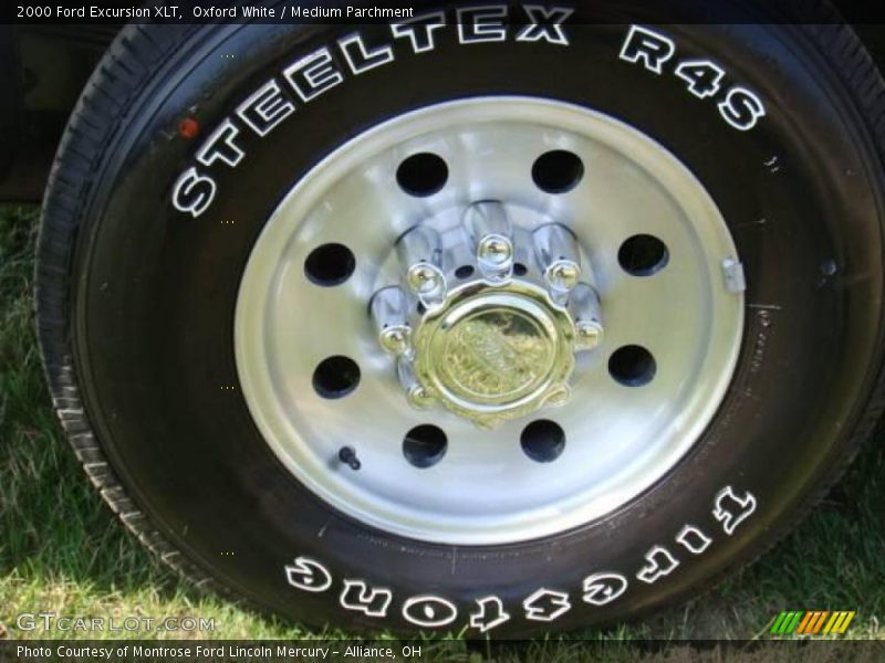 Oxford White / Medium Parchment 2000 Ford Excursion XLT