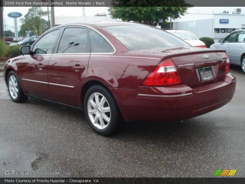 Merlot Metallic / Black 2006 Ford Five Hundred Limited