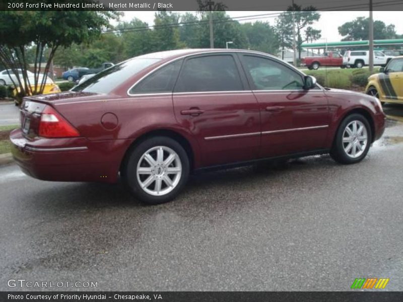 Merlot Metallic / Black 2006 Ford Five Hundred Limited