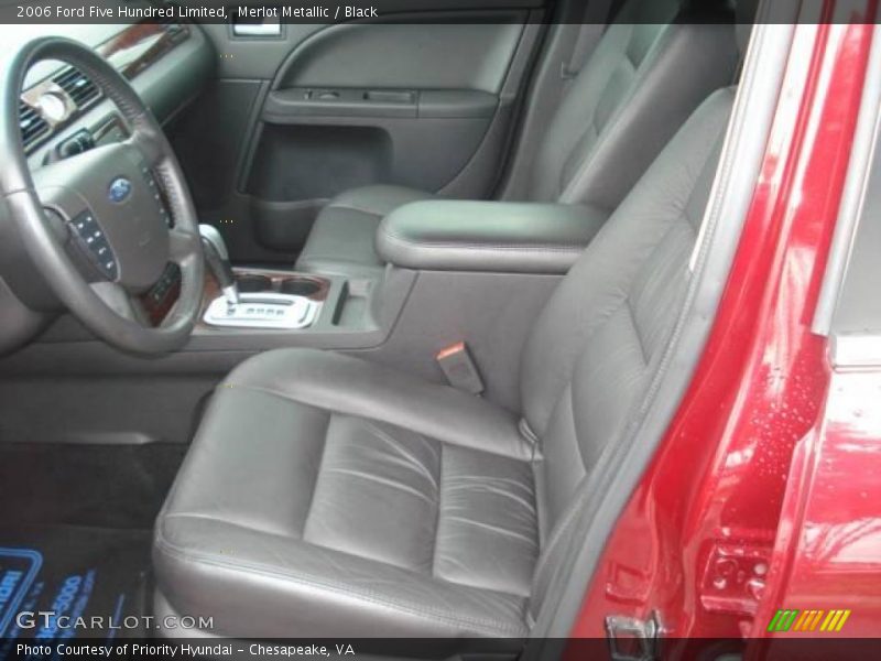 Merlot Metallic / Black 2006 Ford Five Hundred Limited