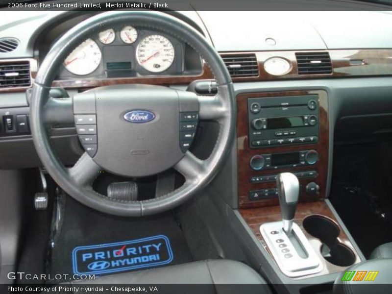 Merlot Metallic / Black 2006 Ford Five Hundred Limited