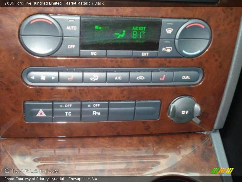 Merlot Metallic / Black 2006 Ford Five Hundred Limited