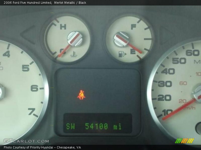 Merlot Metallic / Black 2006 Ford Five Hundred Limited