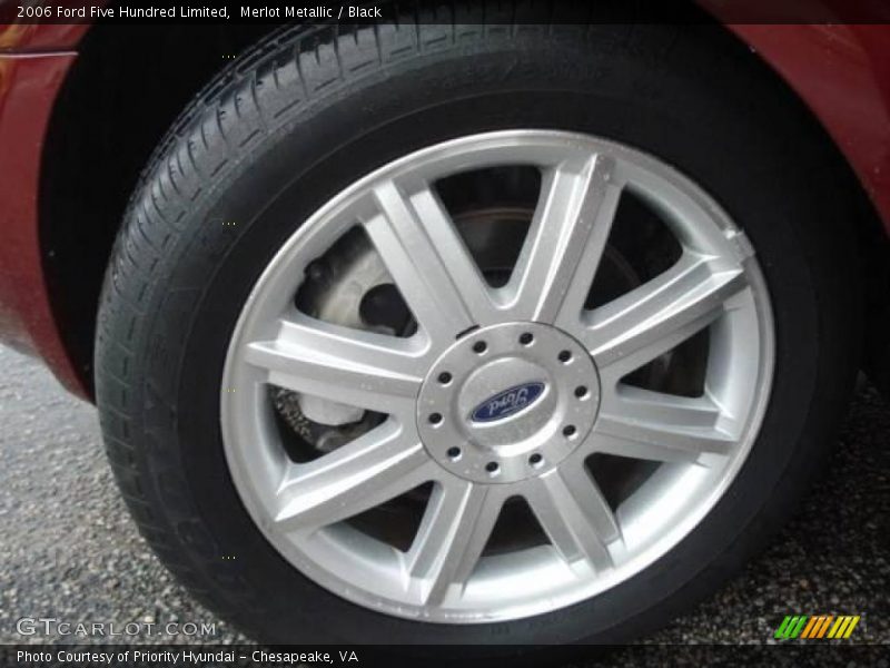 Merlot Metallic / Black 2006 Ford Five Hundred Limited