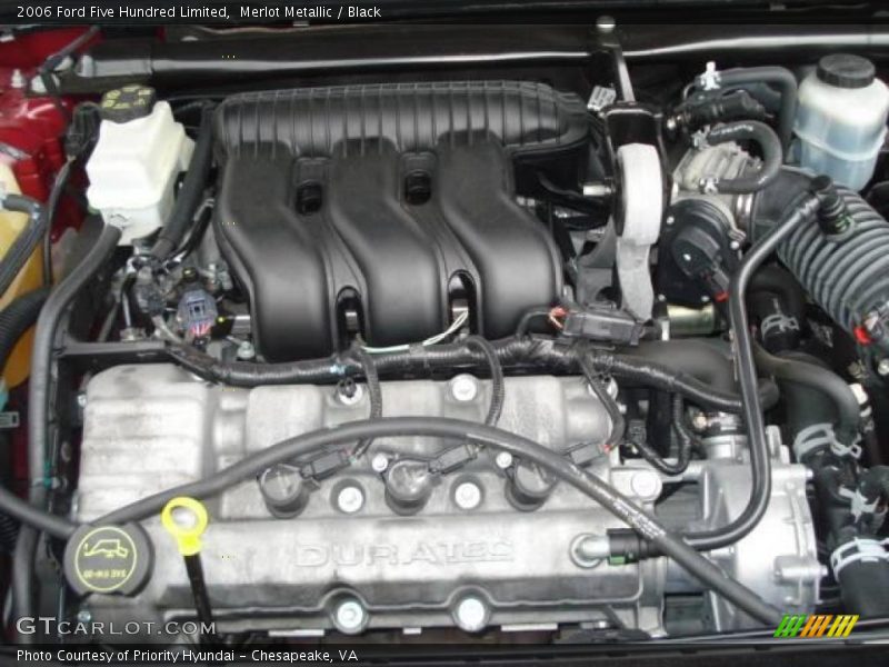 Merlot Metallic / Black 2006 Ford Five Hundred Limited