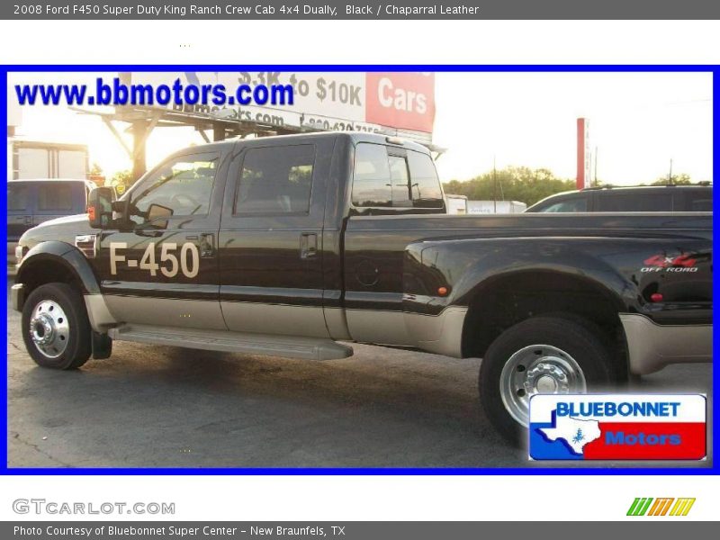 Black / Chaparral Leather 2008 Ford F450 Super Duty King Ranch Crew Cab 4x4 Dually