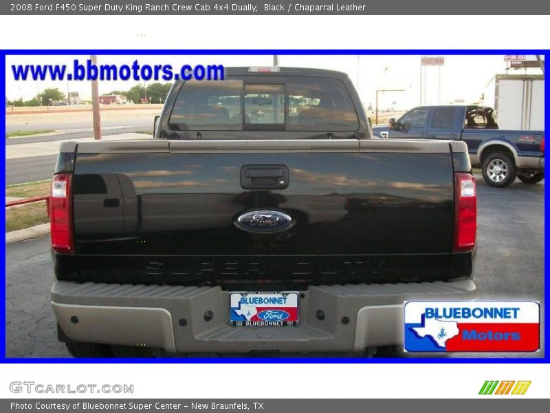 Black / Chaparral Leather 2008 Ford F450 Super Duty King Ranch Crew Cab 4x4 Dually