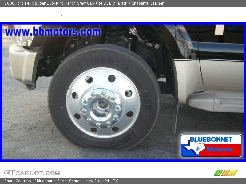 Black / Chaparral Leather 2008 Ford F450 Super Duty King Ranch Crew Cab 4x4 Dually