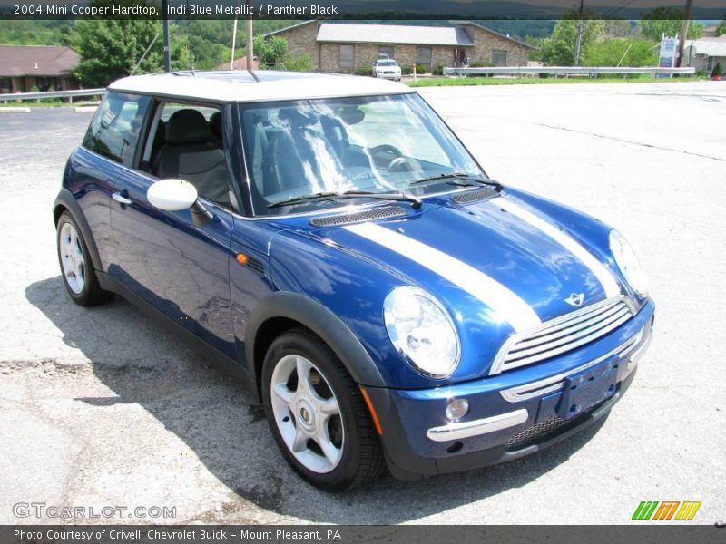 Indi Blue Metallic / Panther Black 2004 Mini Cooper Hardtop