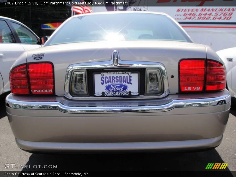 Light Parchment Gold Metallic / Medium Parchment 2002 Lincoln LS V8