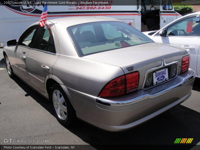 Light Parchment Gold Metallic / Medium Parchment 2002 Lincoln LS V8
